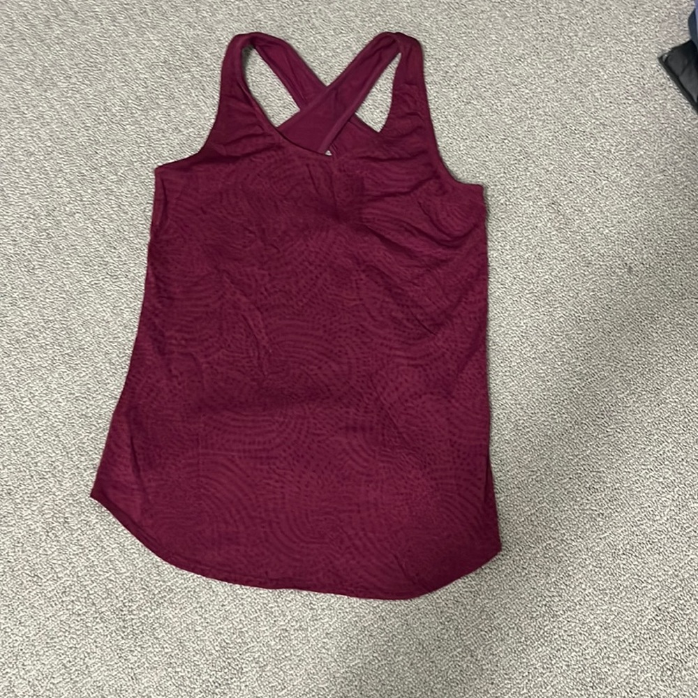 Ibex Women’s XS Pink Merino Wool Jacquard Tank Top